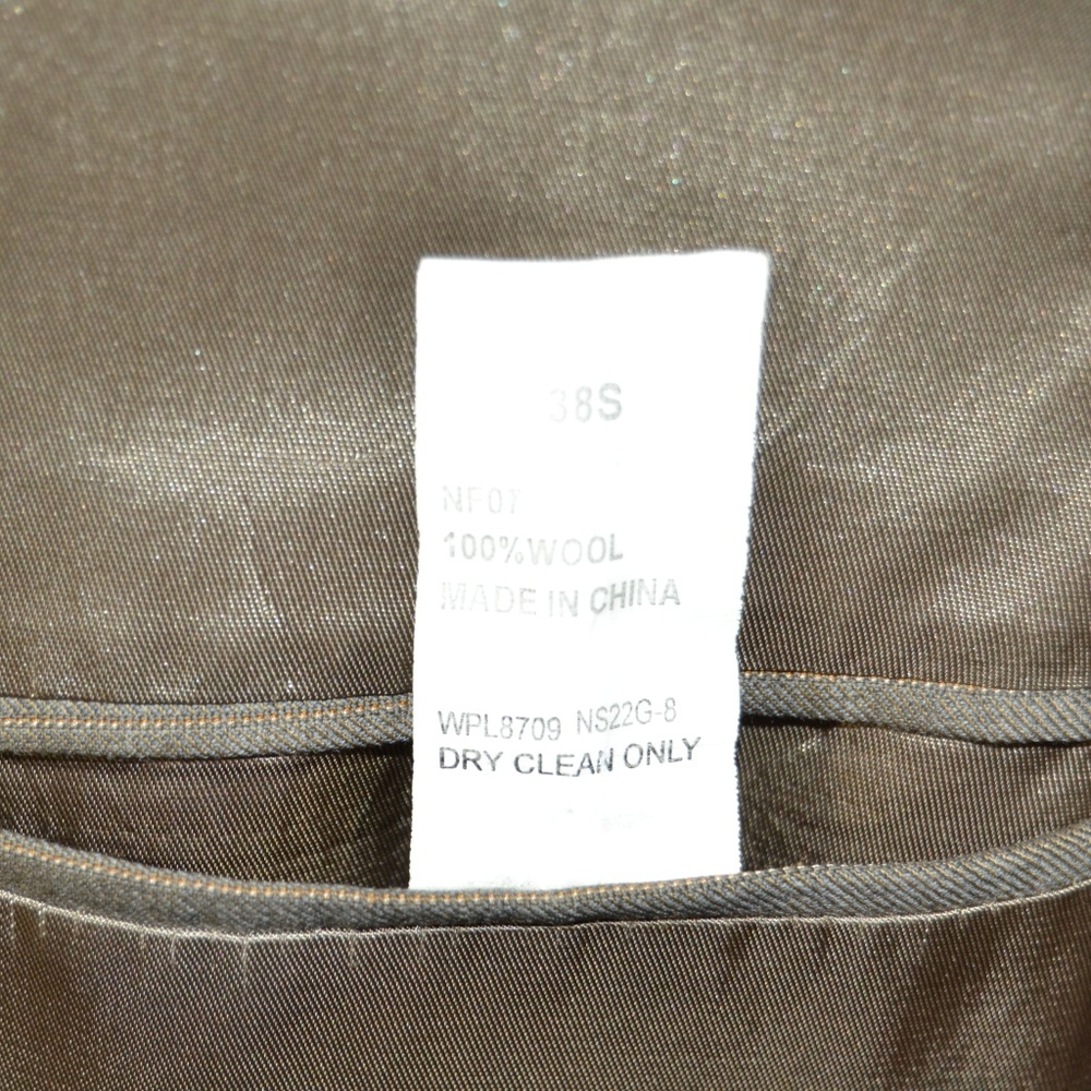 Nautica 38S Sport Coat Blazer Suit Jacket Gray Pin - Picture 8 of 8